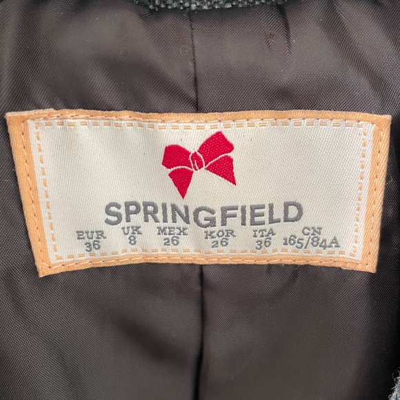 Women’s plaid Jacket Springfield - Picture 7 of 12